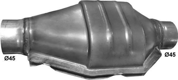 POLMO Mellanljussdämpare, universal 00.255 00.255 POLMO sportavgasrör Ford C-MAX