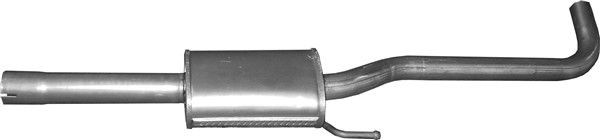 Mittenljuddämpare POLMO 10.37 POLMO 10.37 Resonator avgassystem HYUNDAI i30 2024