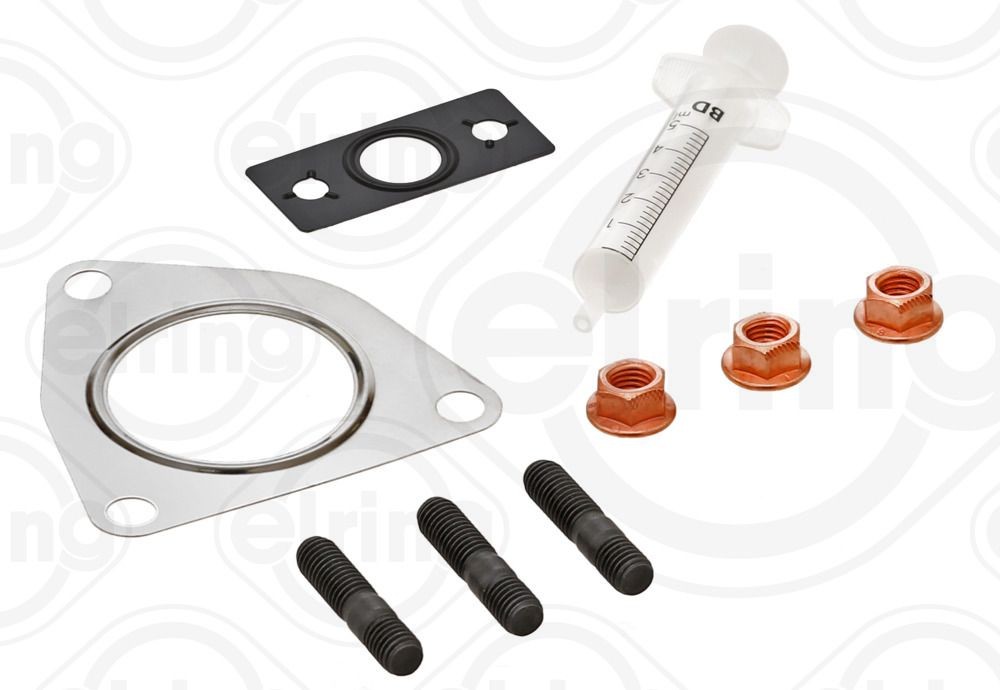 Kit de montagem, turbocompressor ELRING 745.110 ELRING 745.110 Kit de montagem sistema de escape CITROËN C5 2003