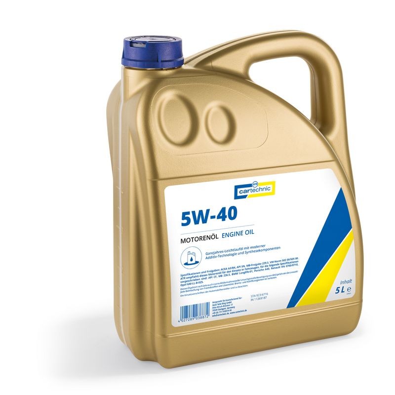 CARTECHNIC Motorový olej 40 27289 03887 2 40 27289 03887 2 Oleje do auta NISSAN PATROL CARTECHNIC