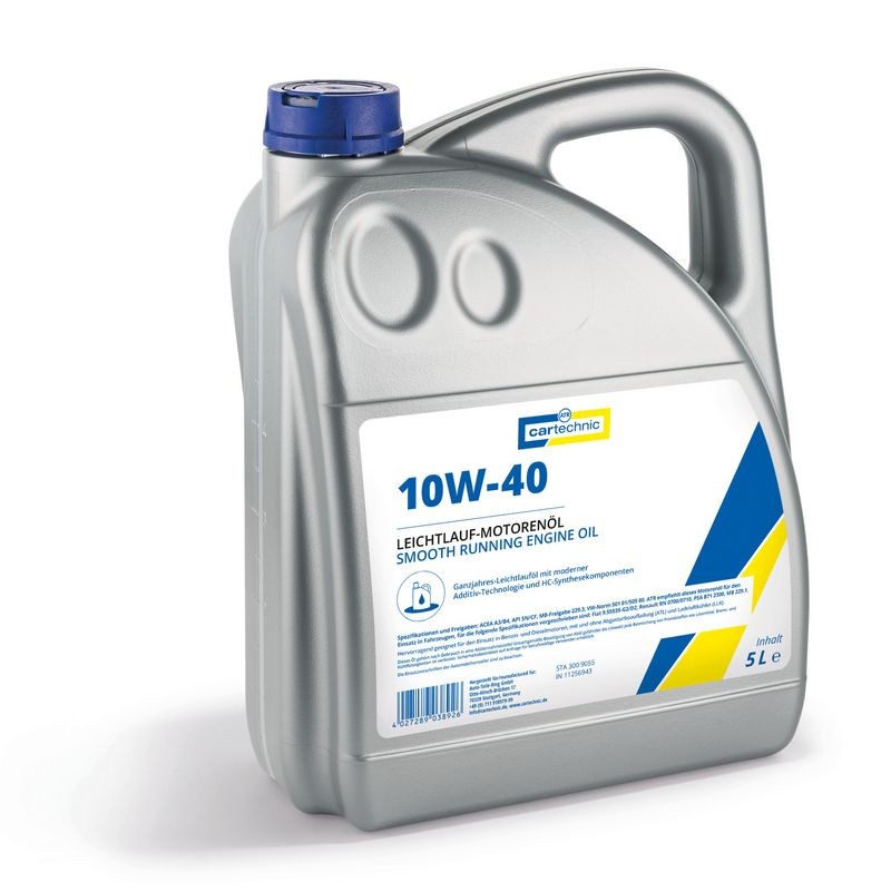 CARTECHNIC Engine oil 40 27289 03892 6 LAND ROVER RANGE ROVER EVOQUE CARTECHNIC engine oil 4027289038926