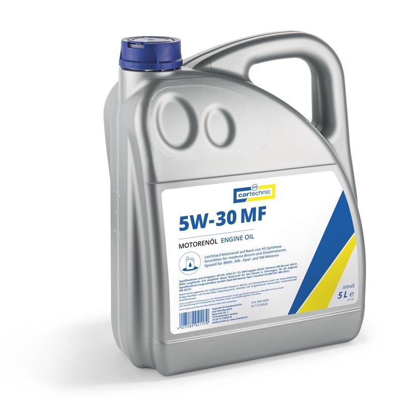 CARTECHNIC Motorolje 40 27289 04117 9 40 27289 04117 9 MF Olje til bil CITROËN C5 CARTECHNIC