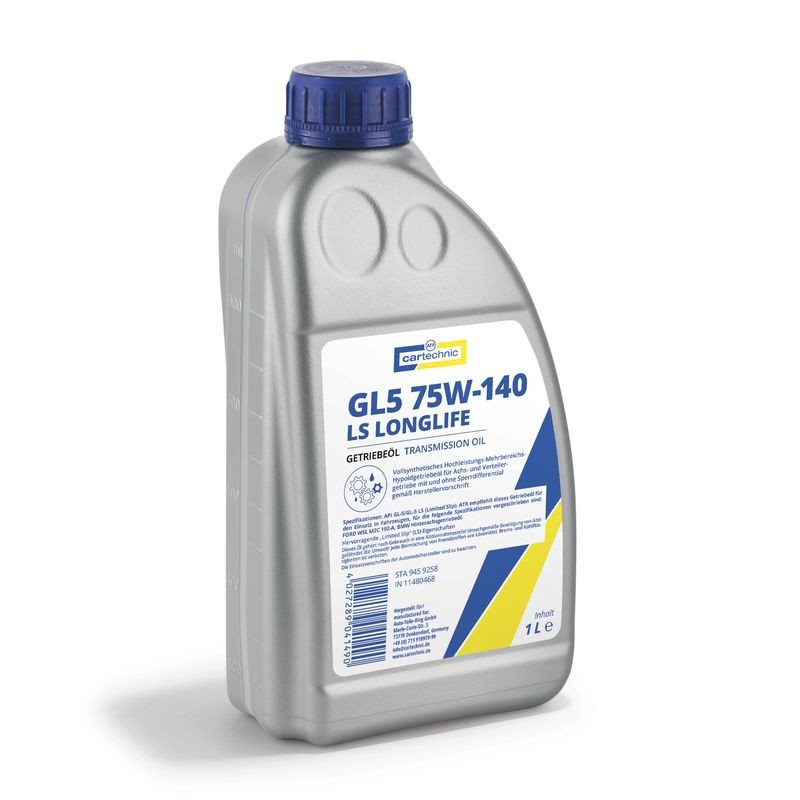 CARTECHNIC Girolje 40 27289 04149 0 40 27289 04149 0 GL5 LS Longlife Girkasse olje RENAULT TRAFIC CARTECHNIC