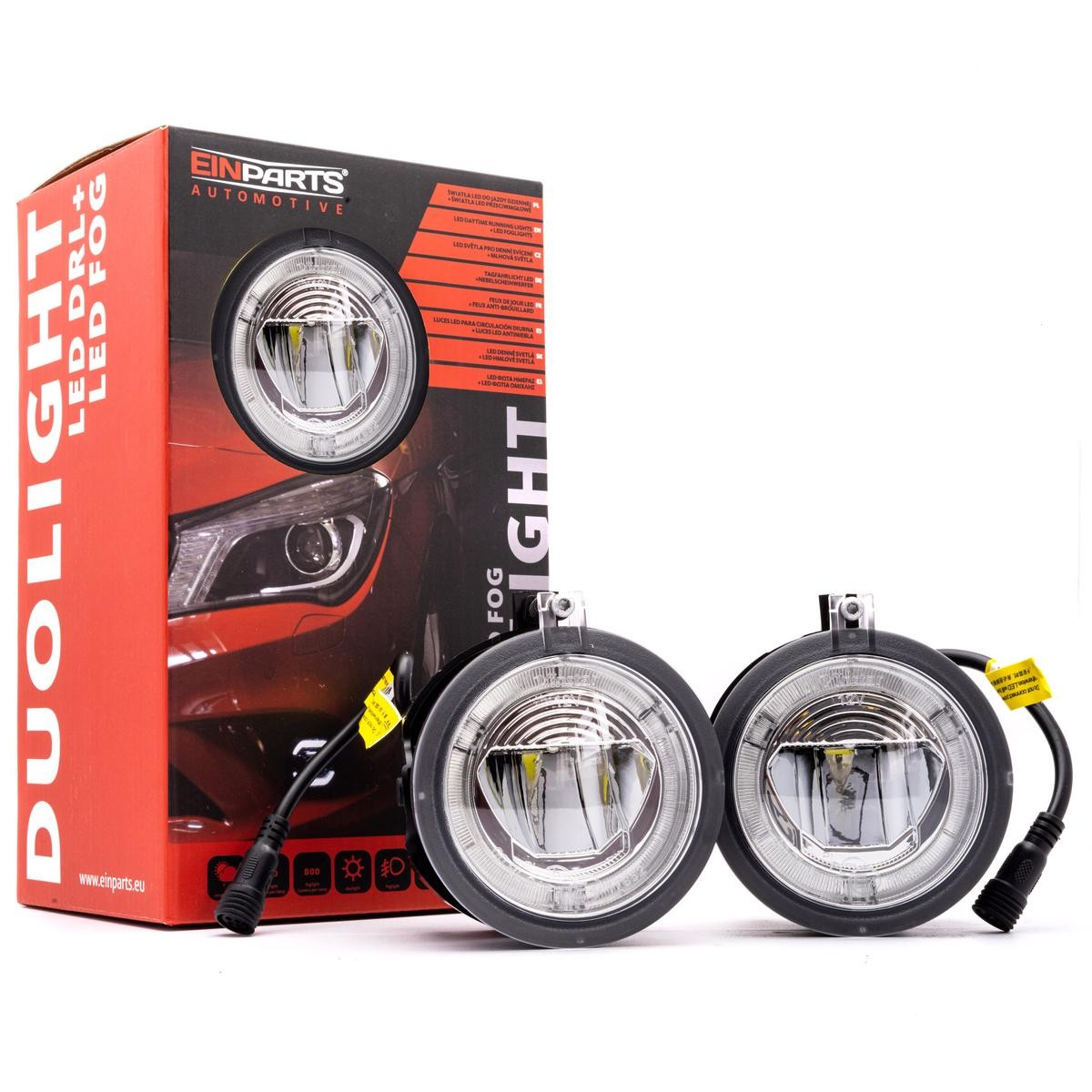 EINPARTS Tåkelyskaster DUOLIGHT DL14 EINPARTS DUOLIGHT DL14 Tåkelykt CHRYSLER Voyager / Grand Voyager II (ES) billige