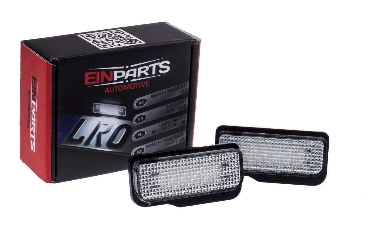 EINPARTS Φωτισμός πινακίδας κυκλοφορίας EP114 EINPARTS EP114 Φώτα πινακίδας Mercedes S213 All Terrain τιμες