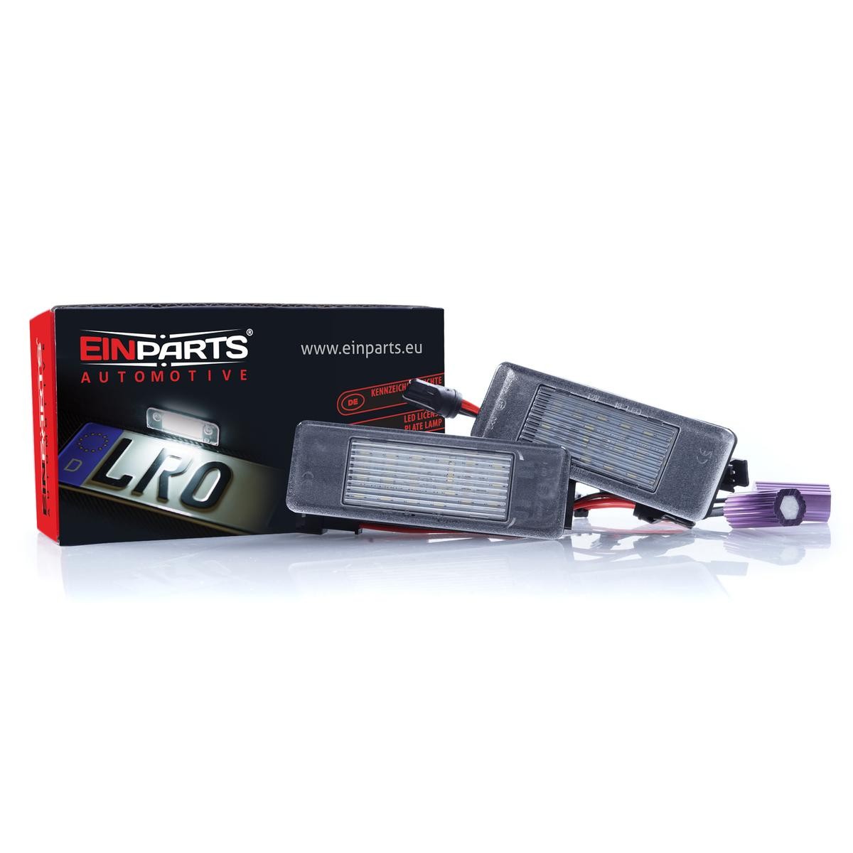 Luz de chapa de matrícula EINPARTS EP122 EINPARTS EP122 Lâmpada de placa NISSAN PULSAR 2025