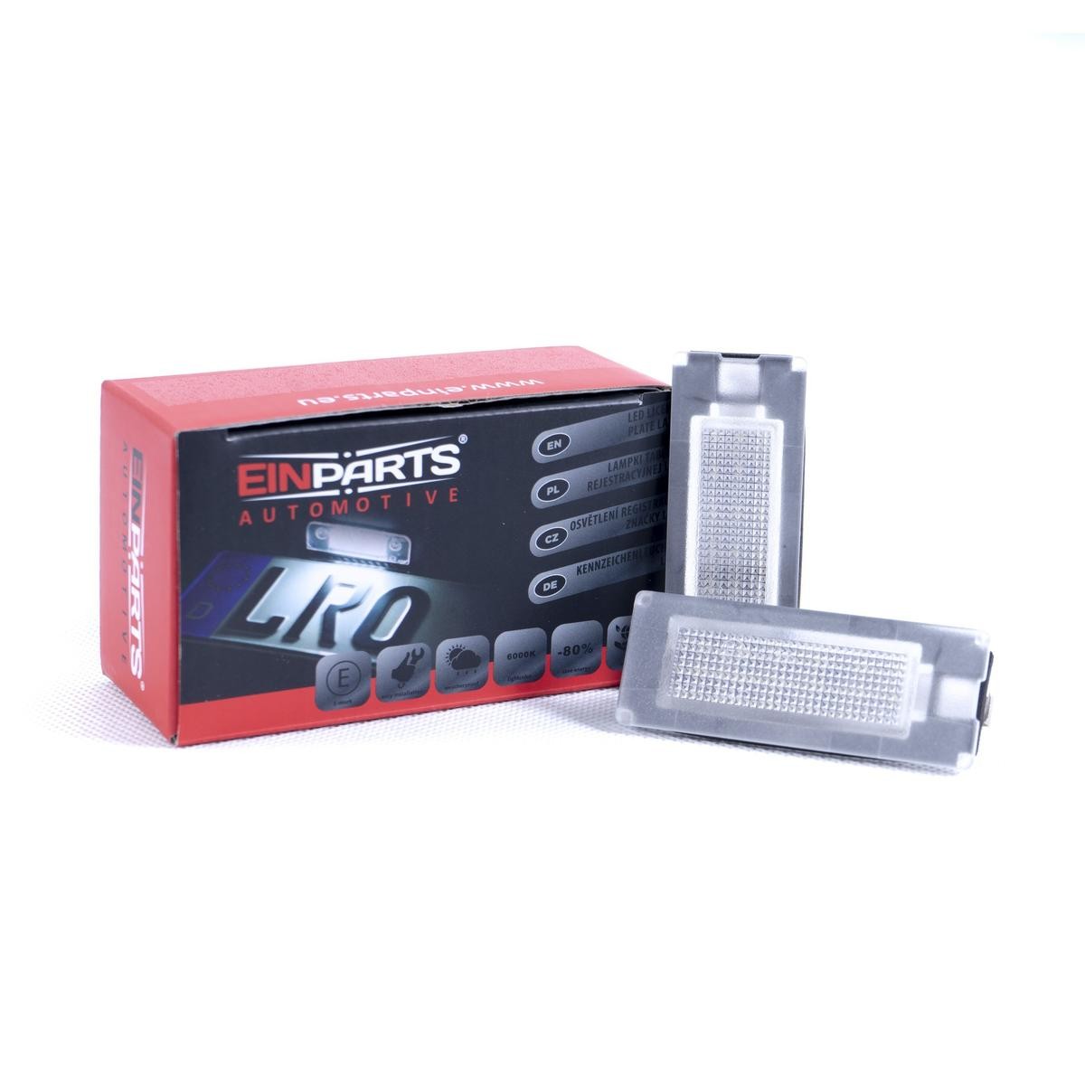 EINPARTS Osvetlenie poznávacej značky EP123 EINPARTS EP123 Osvetlenie poznávacej značky