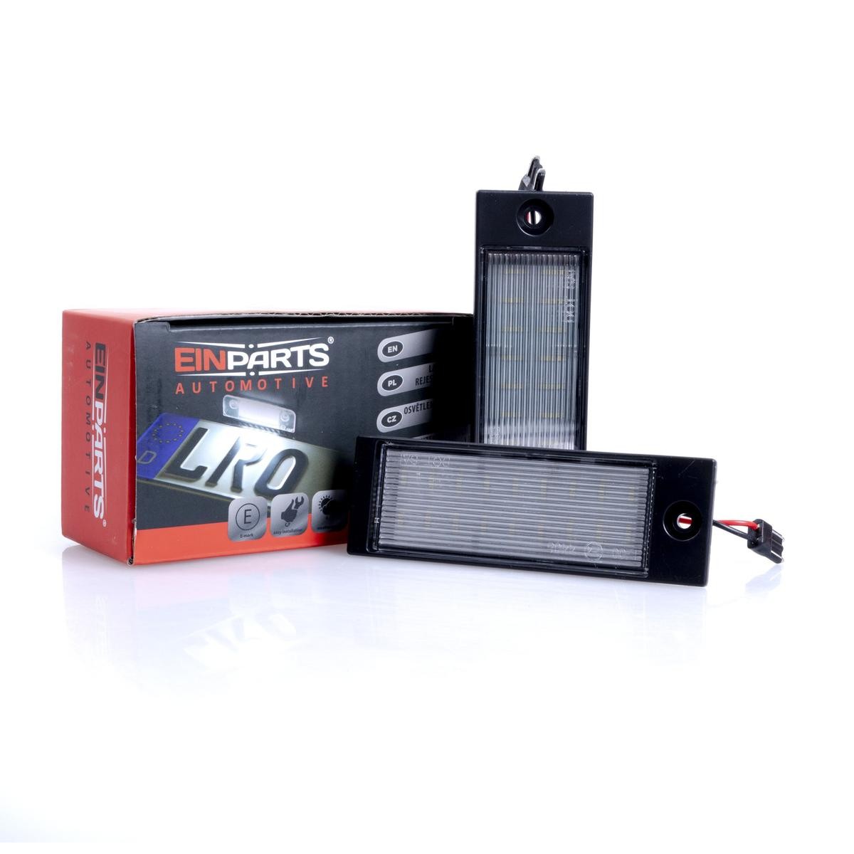 Kentekenlamp EINPARTS EP128 EINPARTS EP128 Kentekenplaatverlichting halogeen en LED Hyundai ix35 2011