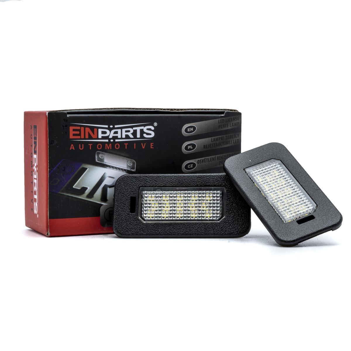 EINPARTS Rekisterivalo EP180 EINPARTS EP180 PEUGEOT 807 rekisterikilven valo