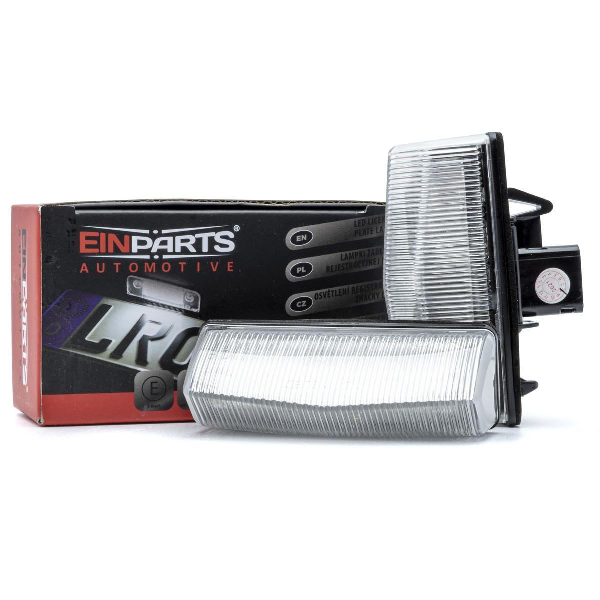 EINPARTS Kentekenlamp EP184 prijs Gloeilamp kentekenplaatverlichting Lexus MHU3_, GSU3_, MCU3_ EP184 EINPARTS