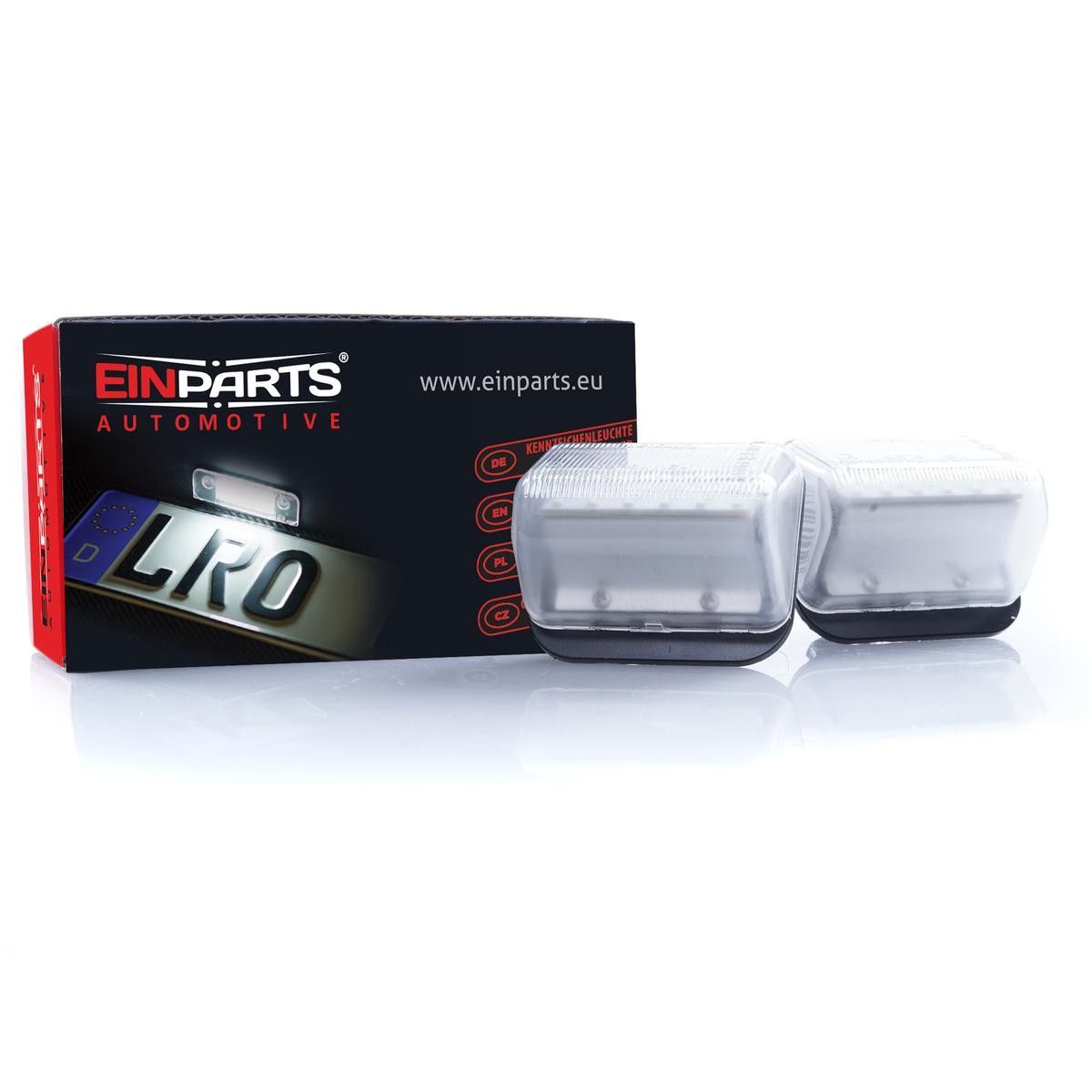 Nummerskiltlys EINPARTS EP72 EINPARTS EP72 Nummerskiltlys MAZDA BT-50 2011