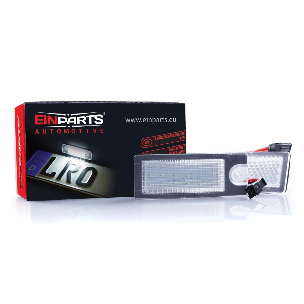 EINPARTS Nummerskyltsbelysning EP81 Byta Skyltbelysning Volvo 960 Sedan kostnad EINPARTS EP81