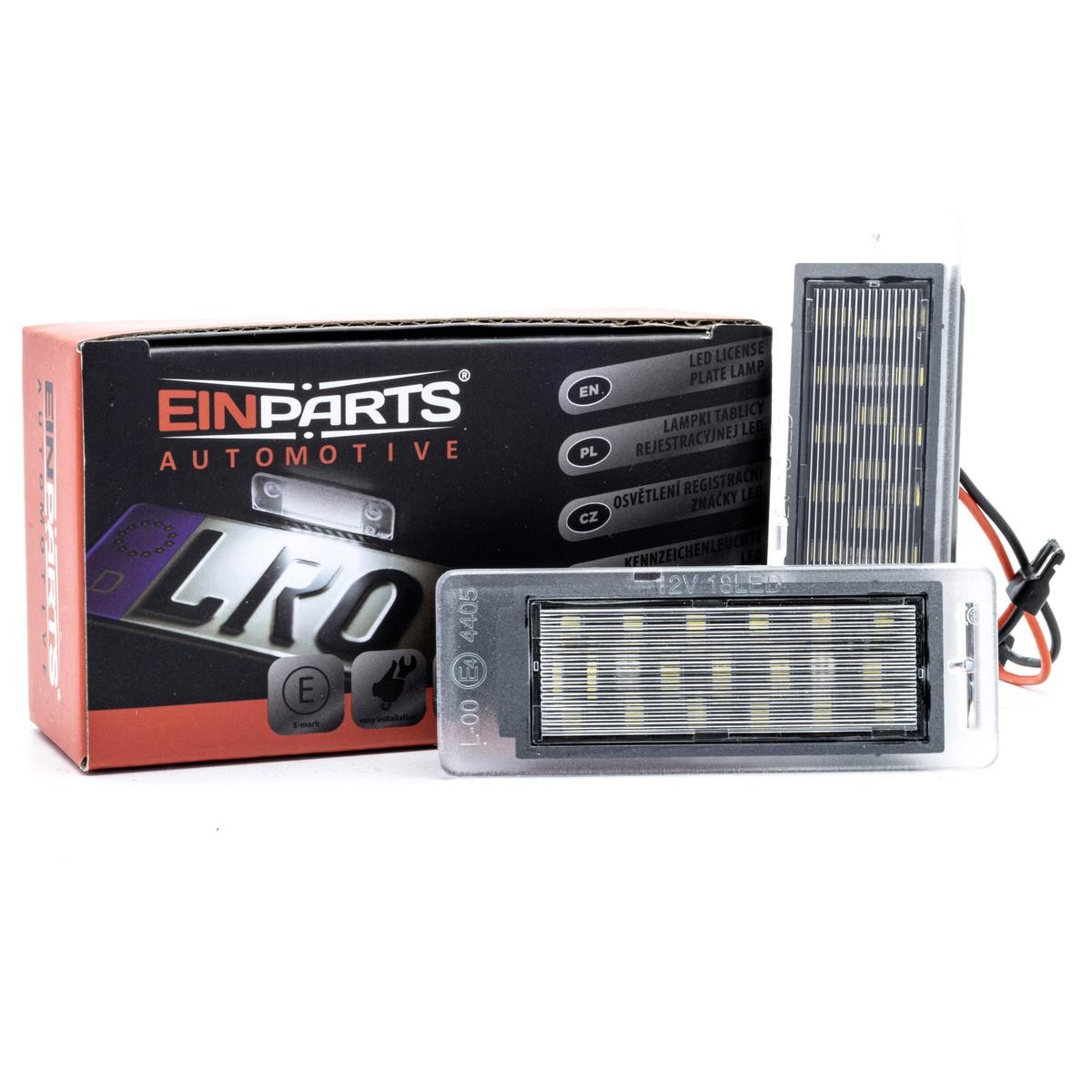 EINPARTS Numbrivalgustus EP87 Chevrolet J308 Numbrivalgustuse pirnid EP87 EINPARTS