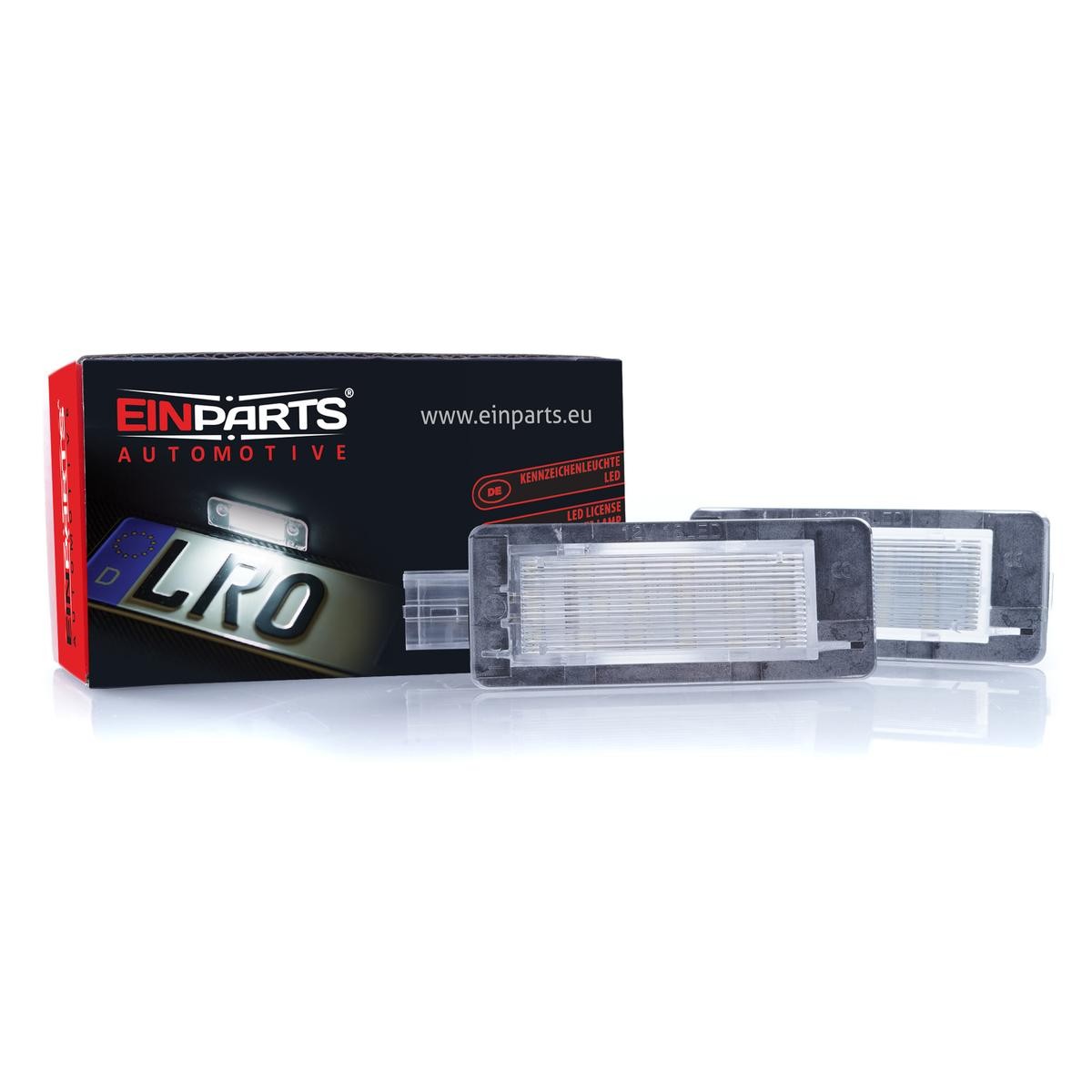 EINPARTS Φωτισμός πινακίδας κυκλοφορίας EP92 EINPARTS EP92 Φωτα πινακιδας αυτοκινητου Kangoo III MPV τιμες