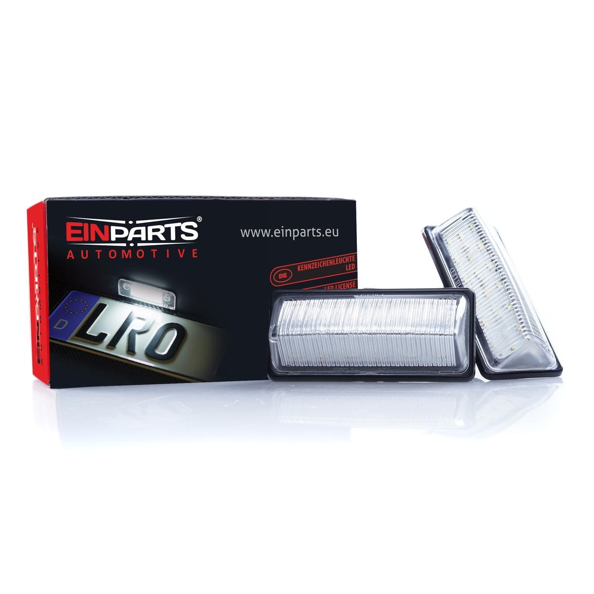 EINPARTS Osvetlenie poznávacej značky EP95 EINPARTS EP95 Osvetlenie poznávacej značky Nissan Tiida SС11 za nízku cenu