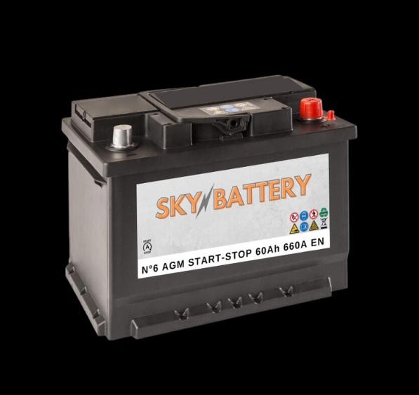 SKY BATTERY Autobatéria SKY-6 Żtartovacia batéria SKY BATTERY SIENA SKY-6 lacné