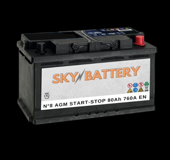 SKY BATTERY Batterie SKY-8 Ford TOURNEO CONNECT Batterie de réserve SKY BATTERY SKY-8