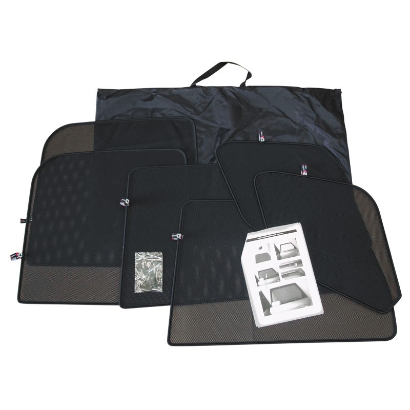 Car Shades Pare-soleil noir, Textile, Quantité: 6 Accessoires B3 Coupe (E46) : PV BM3S4A Car Shades pare-soleil