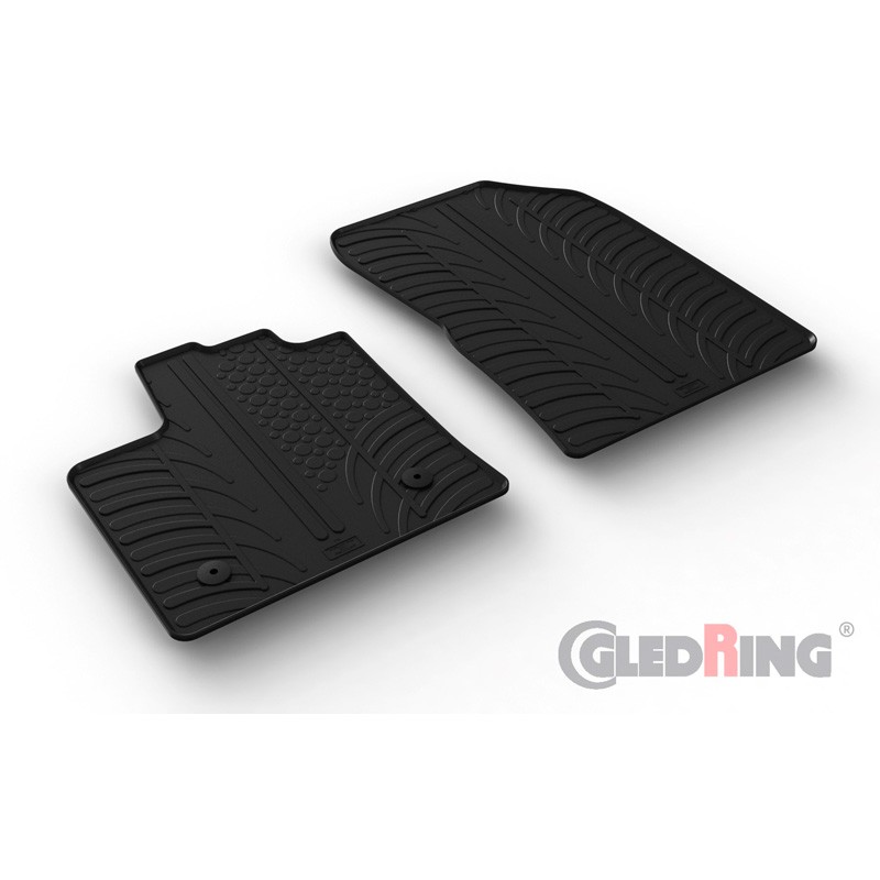 Gledring Automatten Rubber, Voor, Aantal: 2, zwart, 750 x 550 mm Gledring 0024 Automatten Rubber, Voor, Aantal: 2, zwart, 750 x 550 mm RENAULT Express Van accessoires auto