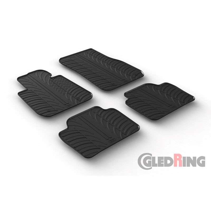 Gledring Autofußmatten Gummi, vorne und hinten, Menge: 4, schwarz, 750 x 550 mm Gledring 0359 Autofußmatten Gummi, vorne und hinten, Menge: 4, schwarz, 750 x 550 mm Alpina B3 F30 Zubehör