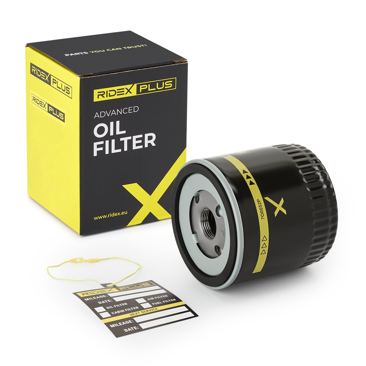 RIDEX PLUS Eļļas filtrs 7O0020P Eļļas filtri RIDEX PLUS Toyota HILUX Pick-up 7O0020P