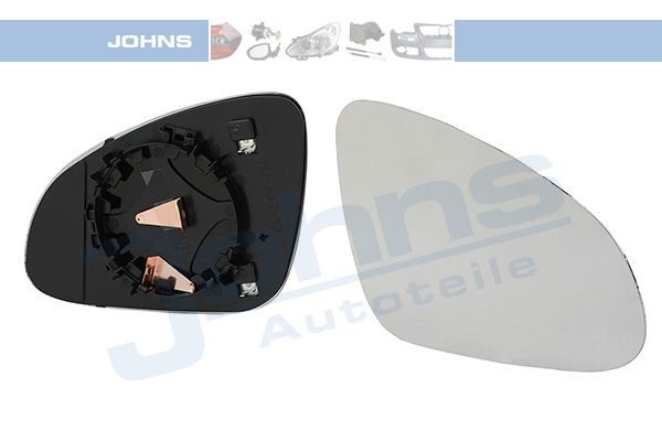 JOHNS Mirror Glass, outside mirror 55 10 38-81 55 10 38-81 JOHNS wing mirror for OPEL CROSSLAND X
