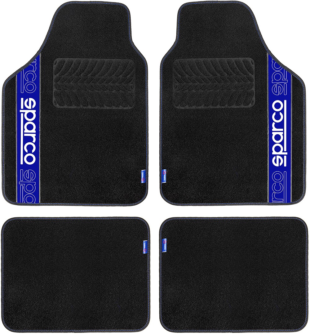 SPARCO Universelle gulvmatter SPF510BL Gummimatter SPARCO 100 SPF510BL billige