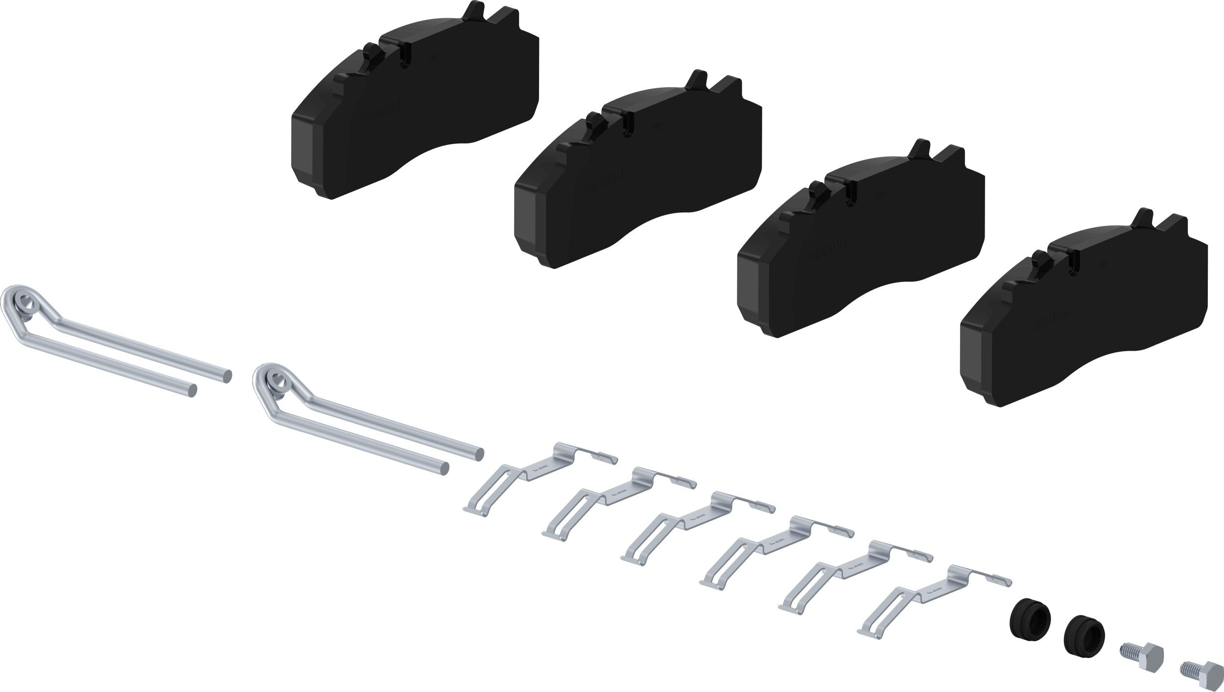 WABCO Bremseklosser 6401959472 Bremsebelegg WABCO Renault MEGANE 6401959472