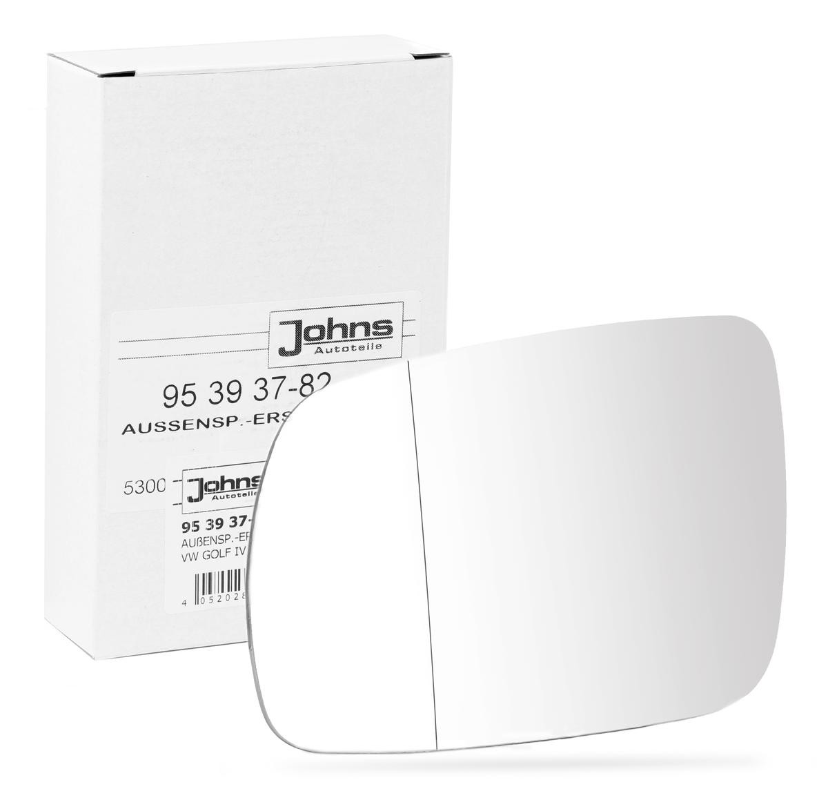 JOHNS Speilglass, ytterspeil 95 39 37-82 JOHNS 953937-82 Sladrespeil Seat Leon 1m1 pris