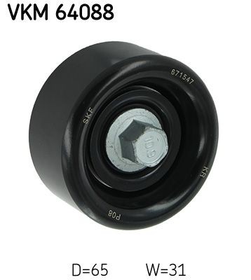 SKF Ohjainrulla, moniurahihna VKM 64088 VKM 64088 SKF Moniurahihnan ohjainrulla HYUNDAI TUCSON