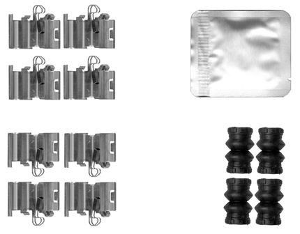 MINTEX Accessoireset, schijfremblok MBA0168 MINTEX Accessoireset, schijfremblok ALFA ROMEO MBA0168