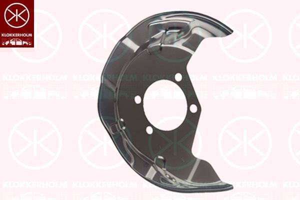 KLOKKERHOLM Bromssköld 1681877 1681877 KLOKKERHOLM stänkbleck bromsskiva RENAULT Symbol