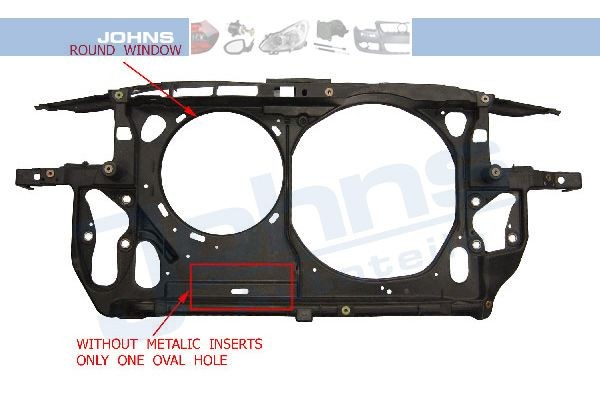 JOHNS Μπροστινή επένδυση 95 49 04-3 95 49 04-3 Μετώπη JOHNS SEAT TOLEDO