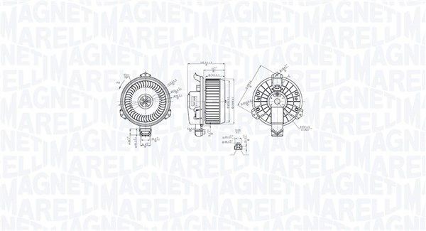Innenraumgebläse MAGNETI MARELLI 069412762010 MAGNETI MARELLI 069412762010 Gebläsemotor HONDA ACCORD 2014