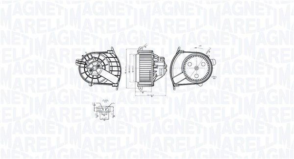 MAGNETI MARELLI Kabineblæser 069412767010 069412767010 Kabineblæser MAGNETI MARELLI KIA SORENTO