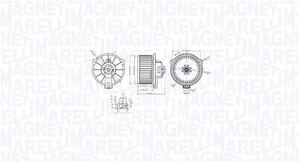 MAGNETI MARELLI Interieurventilatie 069412768010 Volvo V70 Kachelmotor MAGNETI MARELLI 069412768010