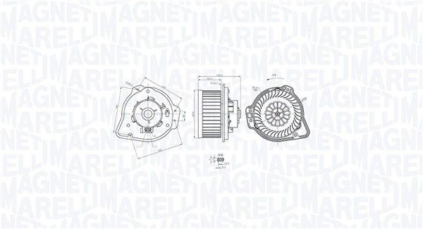 MAGNETI MARELLI Ventilatore abitacolo 069412772010 069412772010 Ventola climatizzatore MAGNETI MARELLI Lada