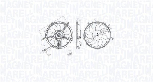 MAGNETI MARELLI Koelventilator 069422851010 MAGNETI MARELLI 069422851010 Koelventilator Mini Countryman R60 aan een voordelige prijs