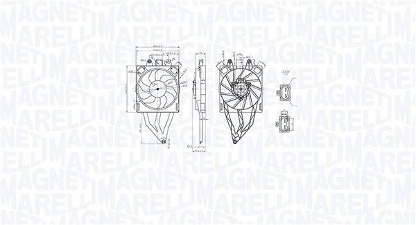 MAGNETI MARELLI Kylfläkt 069422854010 069422854010 MAGNETI MARELLI kylarfläkt FIAT STRADA