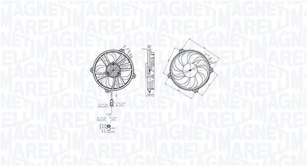 MAGNETI MARELLI Radiatora ventilators 069422855010 MAGNETI MARELLI 069422855010 Radiatora ventilators