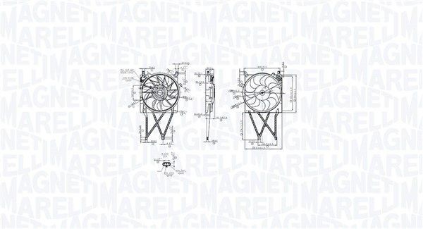 MAGNETI MARELLI Kylfläkt 069422862010 069422862010 Kylfläkt MAGNETI MARELLI OPEL ZAFIRA
