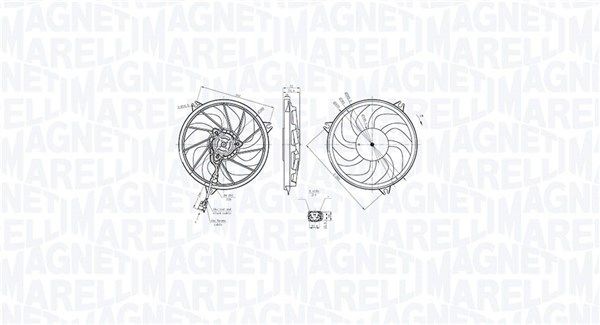 Radiaatori ventilaator MAGNETI MARELLI 069422865010 MAGNETI MARELLI 069422865010: Radiaatori ventilaator Peugeot 206 2023