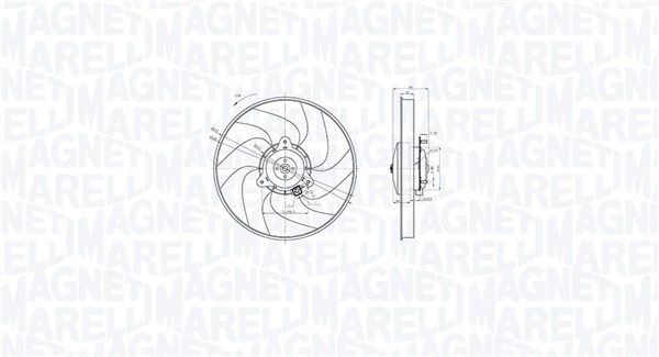 MAGNETI MARELLI Ventilador de radiador 069422871010 MAGNETI MARELLI 069422871010 Ventilador de radiador PEUGEOT 306 Sedan a um preço acessível