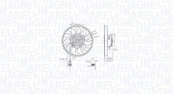 MAGNETI MARELLI Koelventilator 069422888010 069422888010 Koelvin Volkswagen BEETLE MAGNETI MARELLI