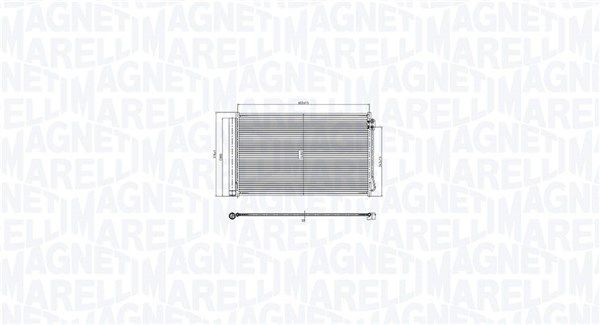 MAGNETI MARELLI Condensatore climatizzatore 350203105400 350203105400 Radiatore aria condizionata MAGNETI MARELLI MERCEDES-BENZ Classe M costo
