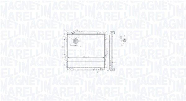 MAGNETI MARELLI Radiateur du moteur 350213213900 350213213900 Radiateur moteur TOYOTA PRIUS MAGNETI MARELLI