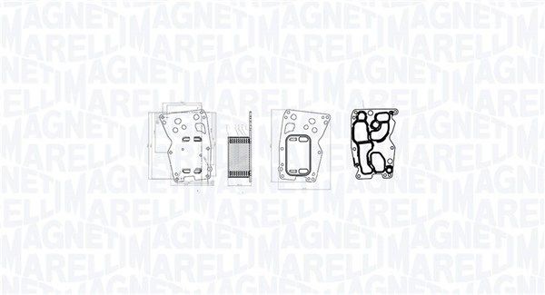 MAGNETI MARELLI Õliradiaator, mootoriõli 350300000300 MAGNETI MARELLI 350300000300 originaal Õlijahuti BMW X5 hind