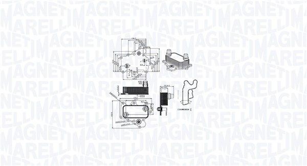 MAGNETI MARELLI Eļļas radiators, Motoreļļa 350300000400 MAGNETI MARELLI 350300000400 orģinālās Eļļas radiators Fiat Tipo Saloon cena