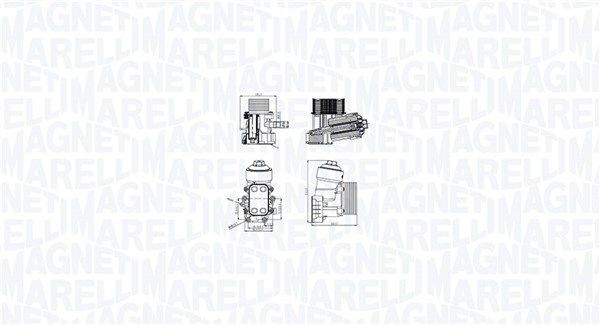 Oliekoeler MAGNETI MARELLI 350300003400 MAGNETI MARELLI 350300003400 Oliekoeler Volkswagen AMAROK 2018