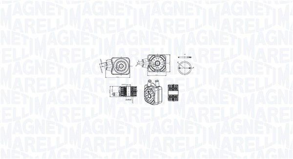 MAGNETI MARELLI Õliradiaator, mootoriõli 350300003600 Õlijahuti MAGNETI MARELLI 607 350300003600 odav